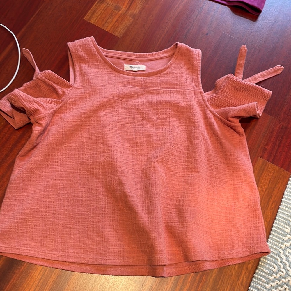 Madewell Open Shoulder Shirt size S
